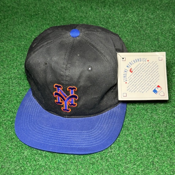 Vintage 90s New York Mets Hip Hop Retro Baseball Snapback Cap Hat L